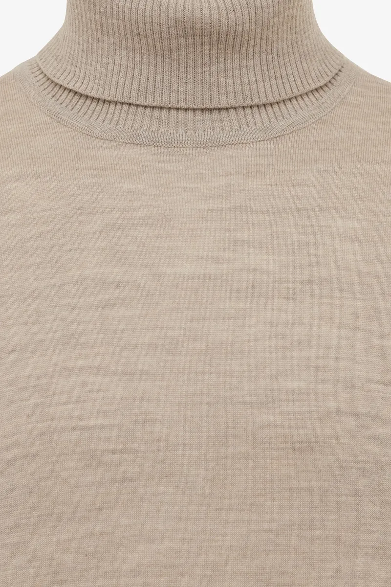 Roll Neck | Beige