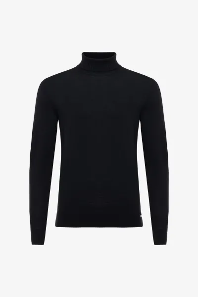 Roll Neck | Donkerblauw