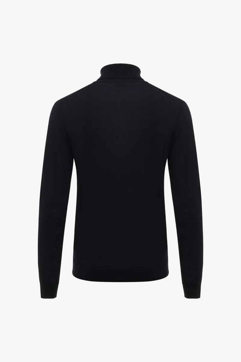 Roll Neck | Donkerblauw