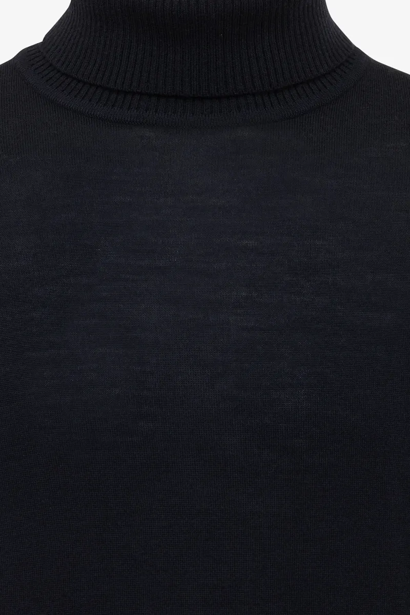 Roll Neck | Donkerblauw