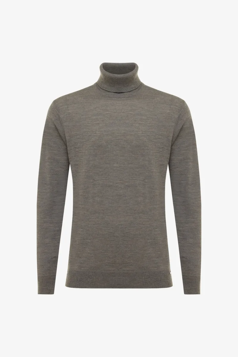 Roll Neck | Donkerbruin