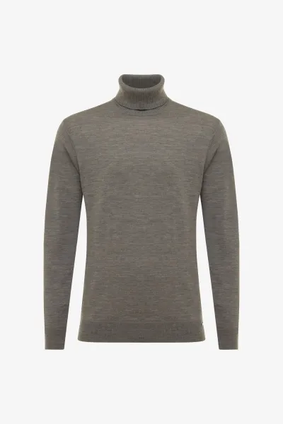 Roll Neck | Donkerbruin