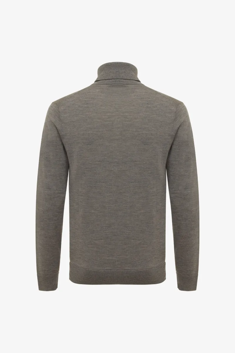 Roll Neck | Donkerbruin