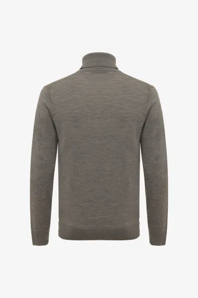 Roll Neck | Donkerbruin