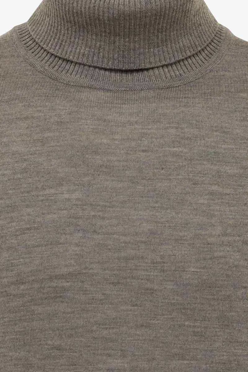 Roll Neck | Donkerbruin