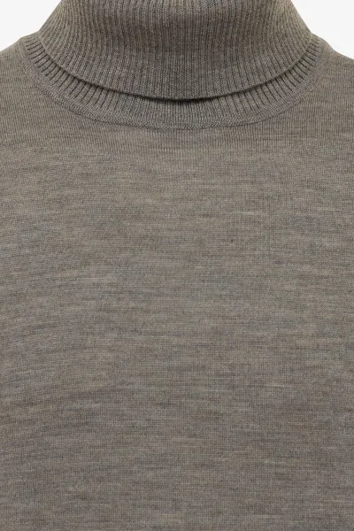 Roll Neck | Donkerbruin