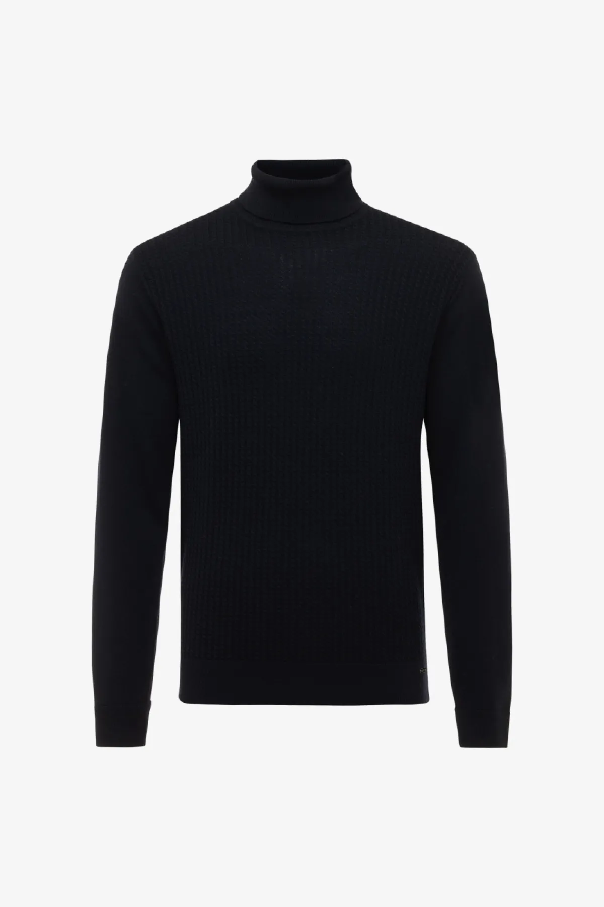 Longsleeve Roll Neck | Donkerblauw