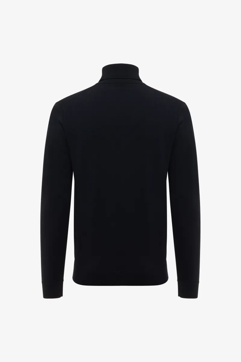 Longsleeve Roll Neck | Donkerblauw