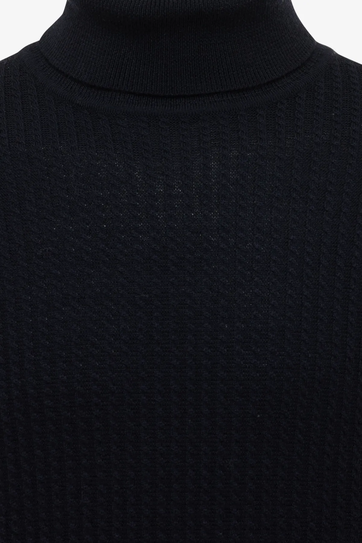 Longsleeve Roll Neck | Donkerblauw