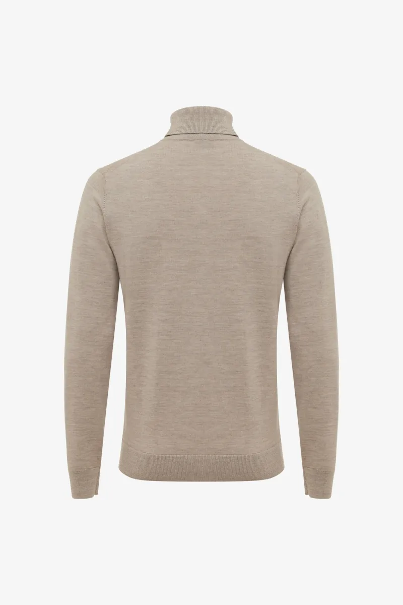 Longsleeve Roll Neck | Beige