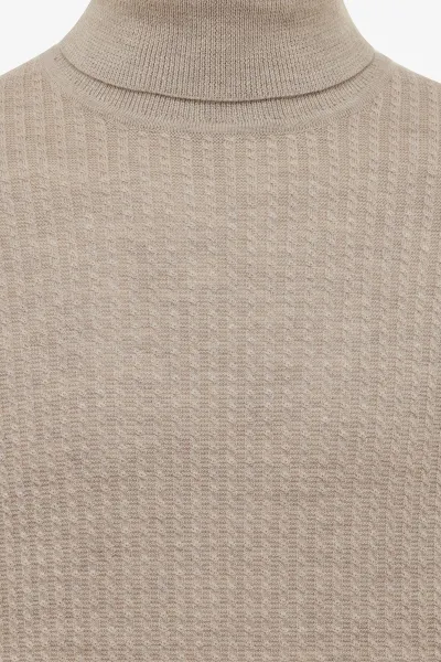 Longsleeve Roll Neck | Beige