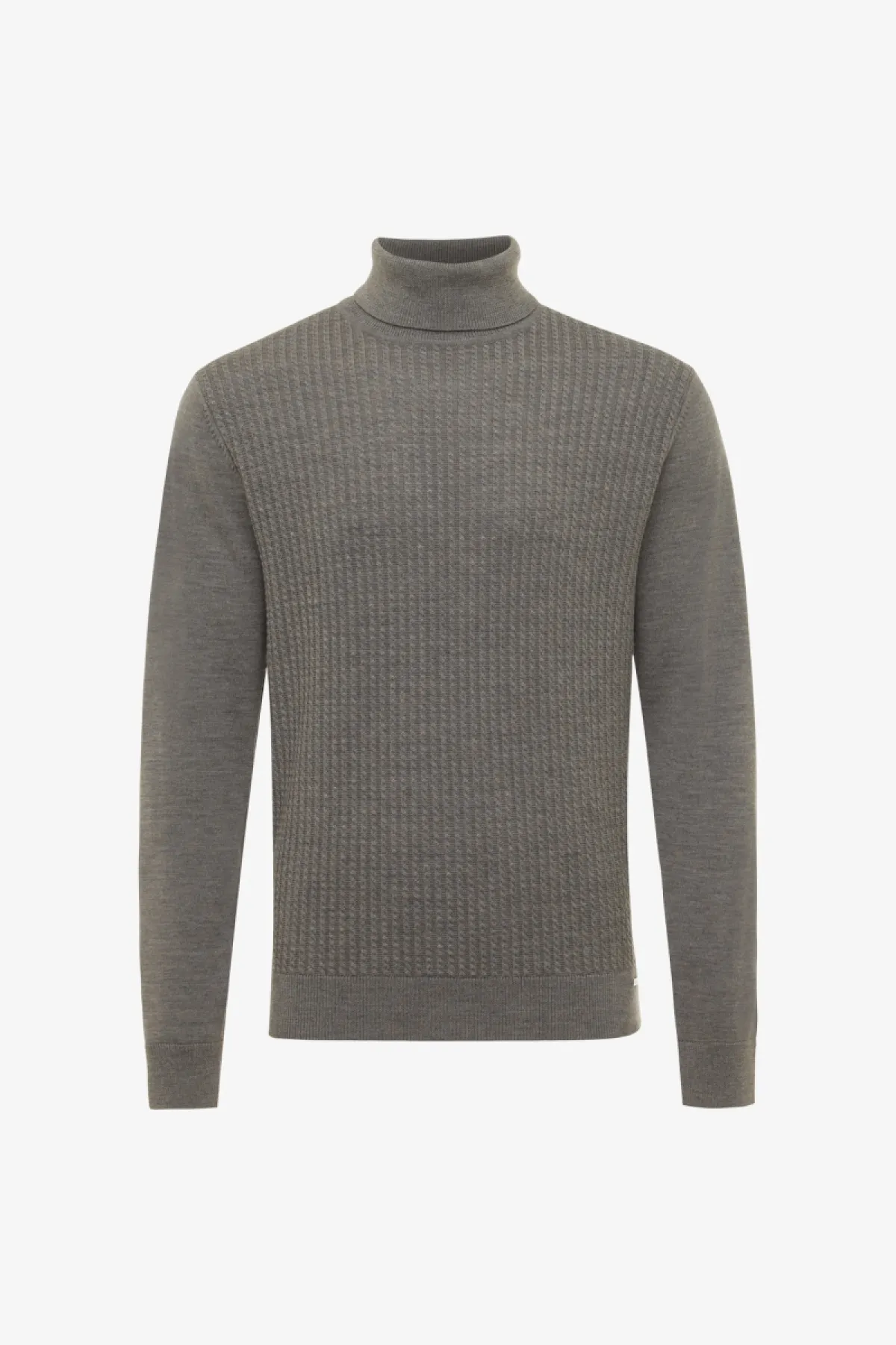Longsleeve Roll Neck | Donkerbruin