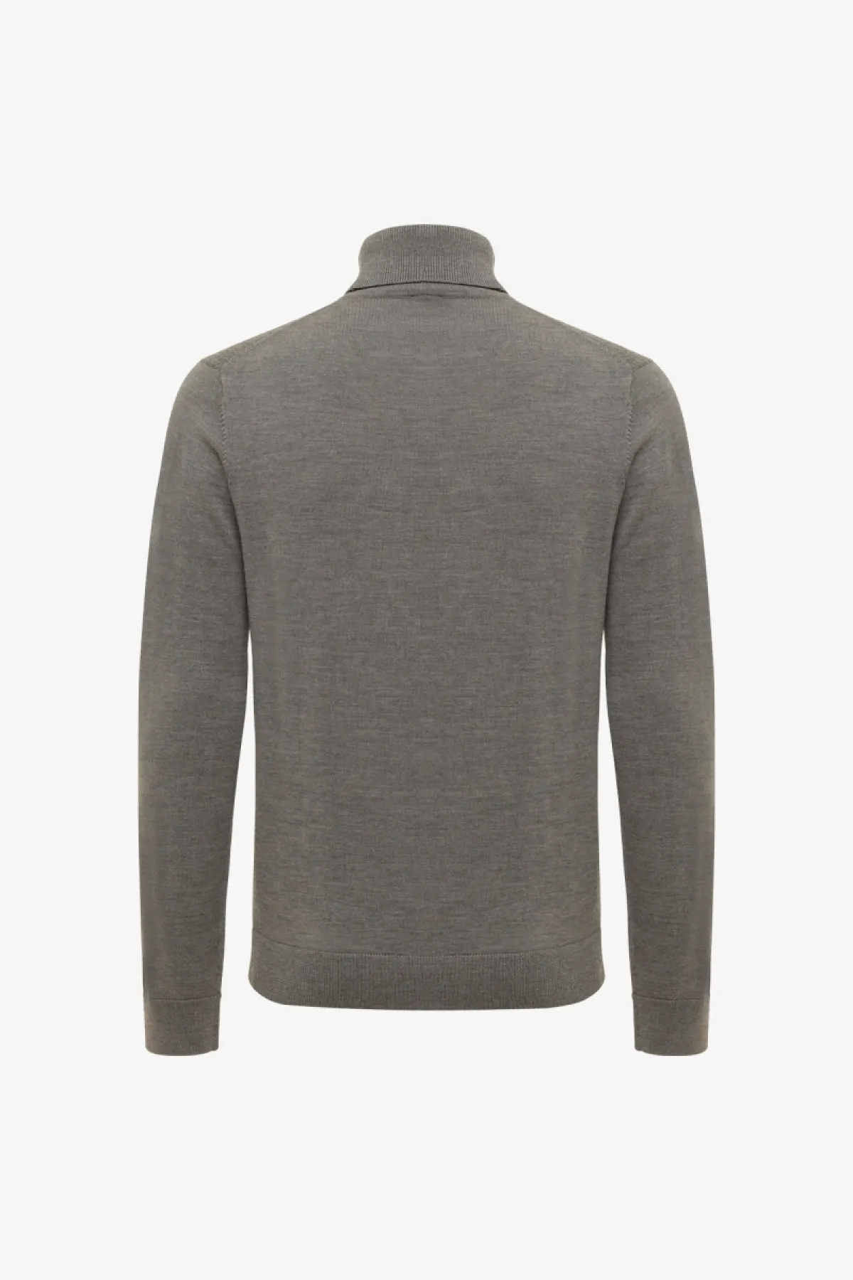Longsleeve Roll Neck | Donkerbruin