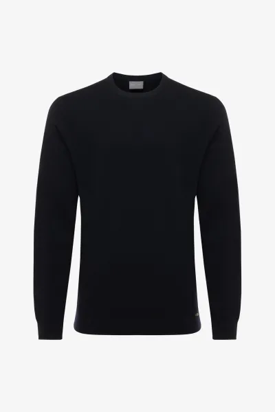 Wool Roundneck | Donkerblauw