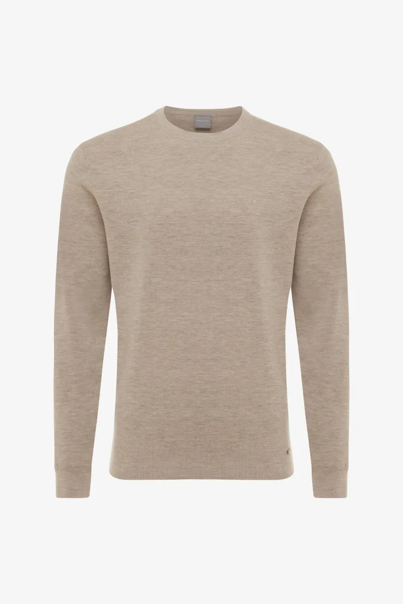 Wool Roundneck | Beige