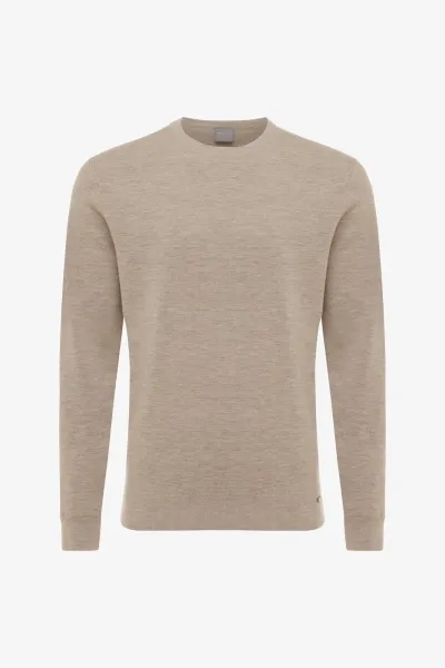 Wool Roundneck | Beige