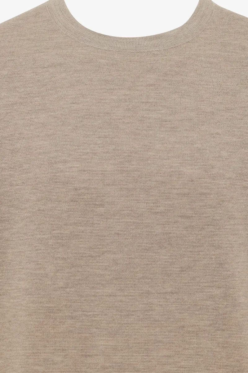 Wool Roundneck | Beige