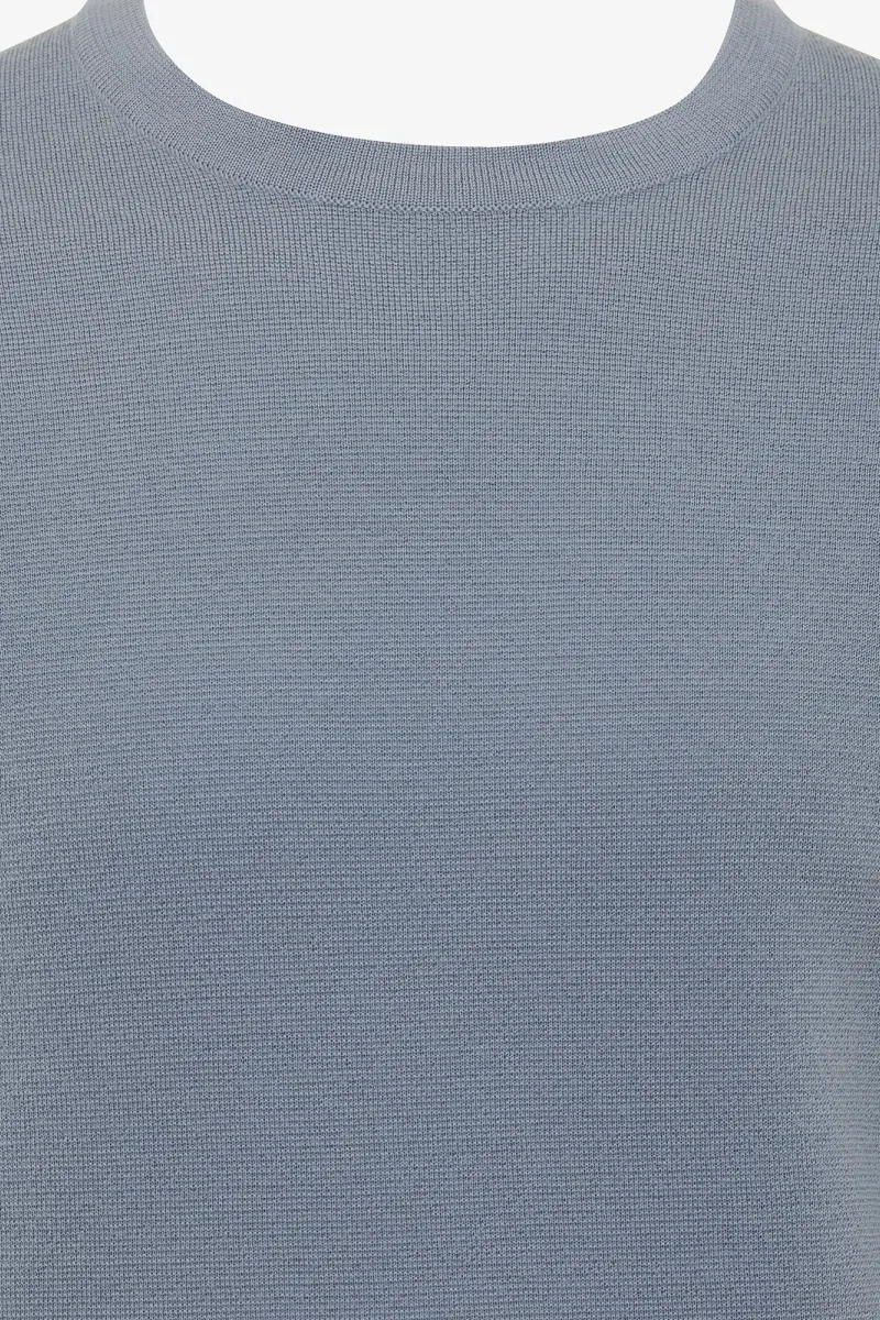 Wool Roundneck | Blauw