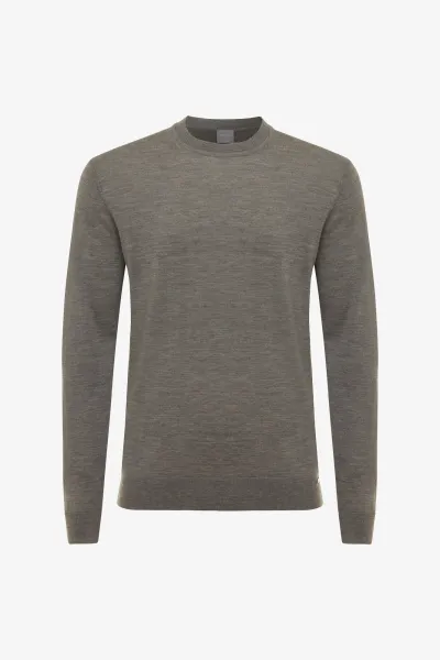 Wool Roundneck | Donkerbruin