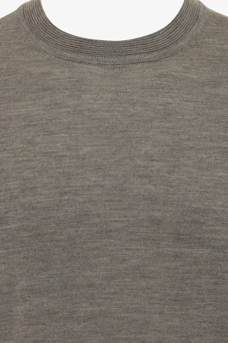 Wool Roundneck | Donkerbruin