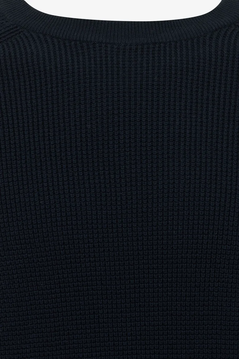 Cotton Roundneck | Donkerblauw