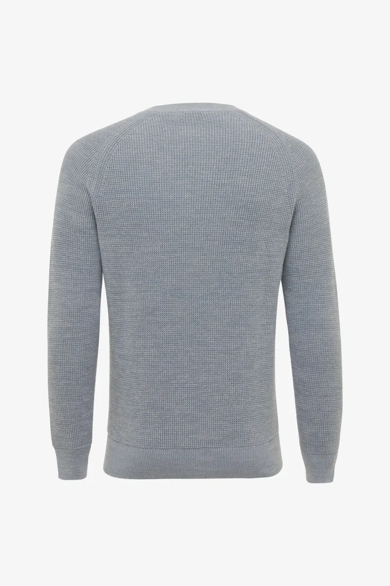 Cotton Roundneck | Blauw