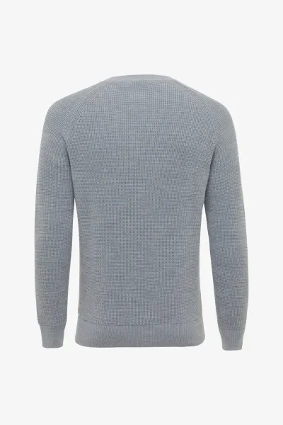 Cotton Roundneck | Blauw