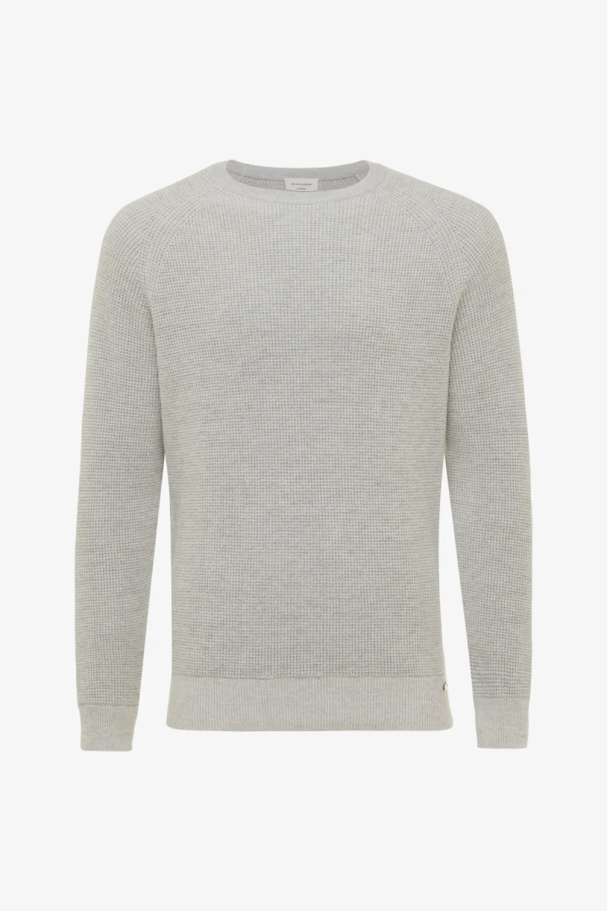 Cotton Roundneck | Lichtgrijs