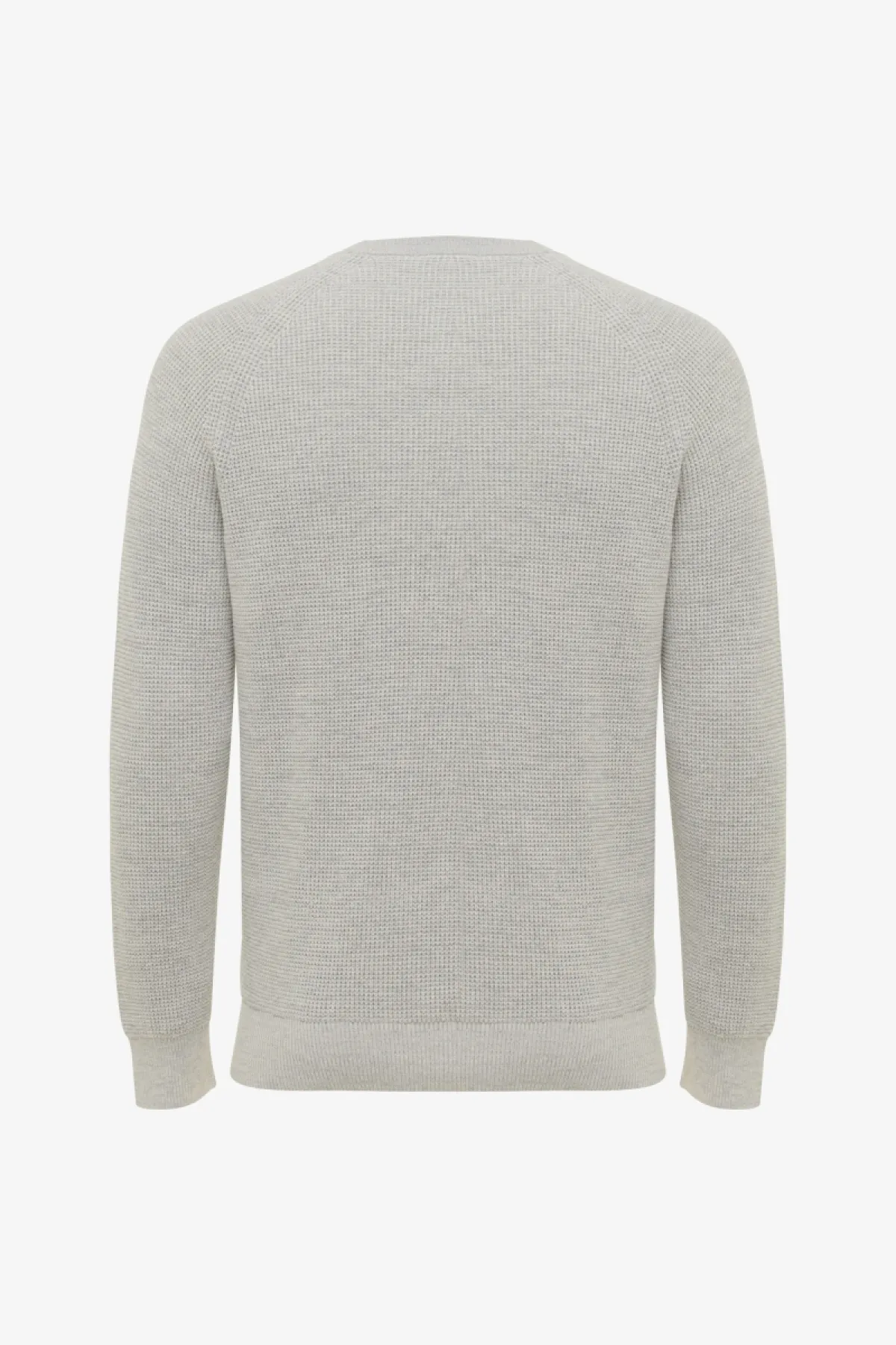 Cotton Roundneck | Lichtgrijs