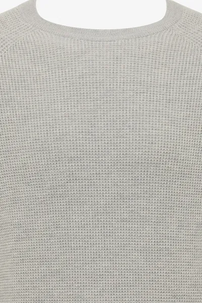 Cotton Roundneck | Lichtgrijs