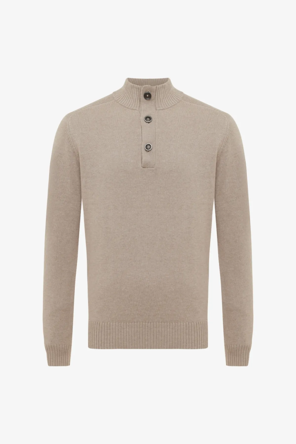 Turtle Buttonszip | Beige