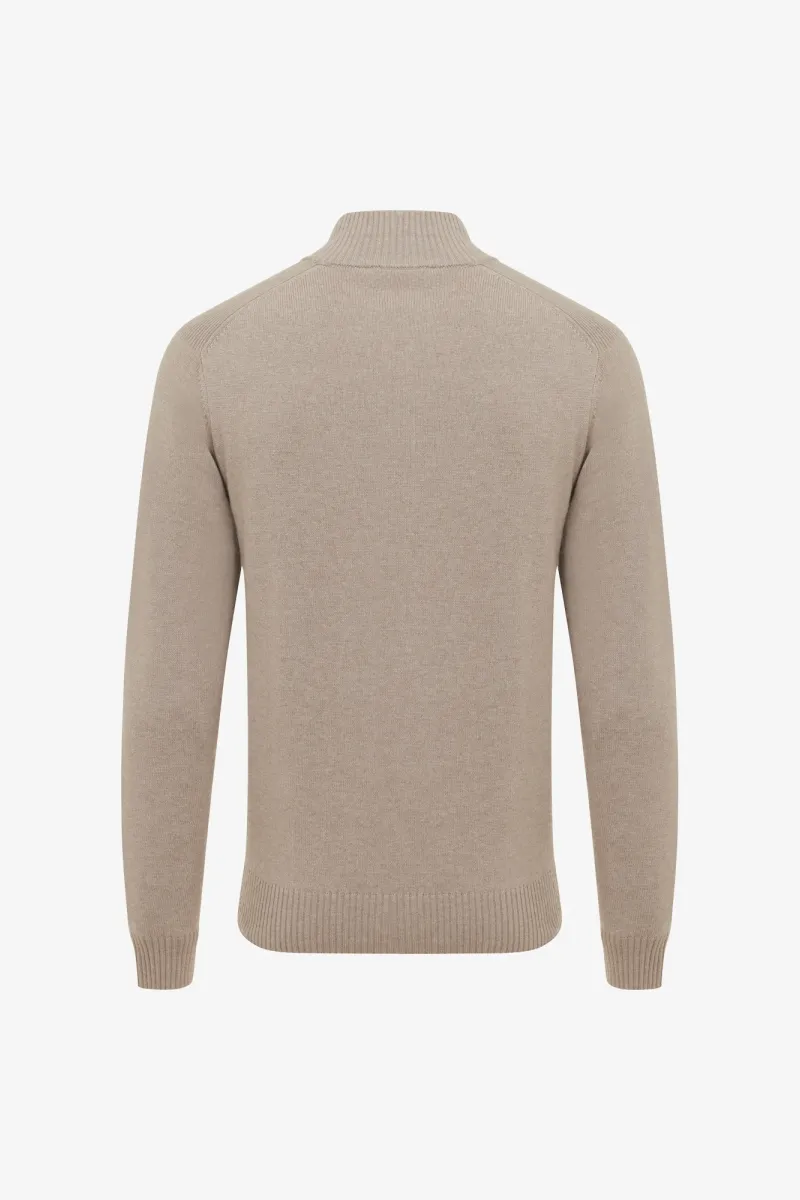 Turtle Buttonszip | Beige