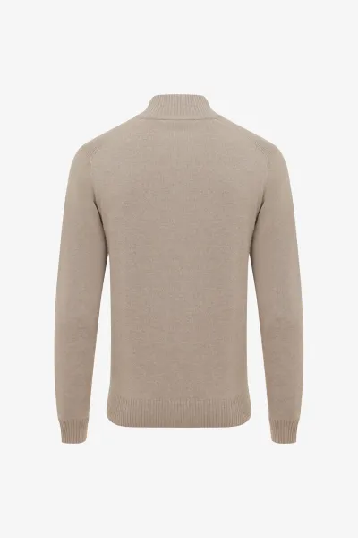 Turtle Buttonszip | Beige