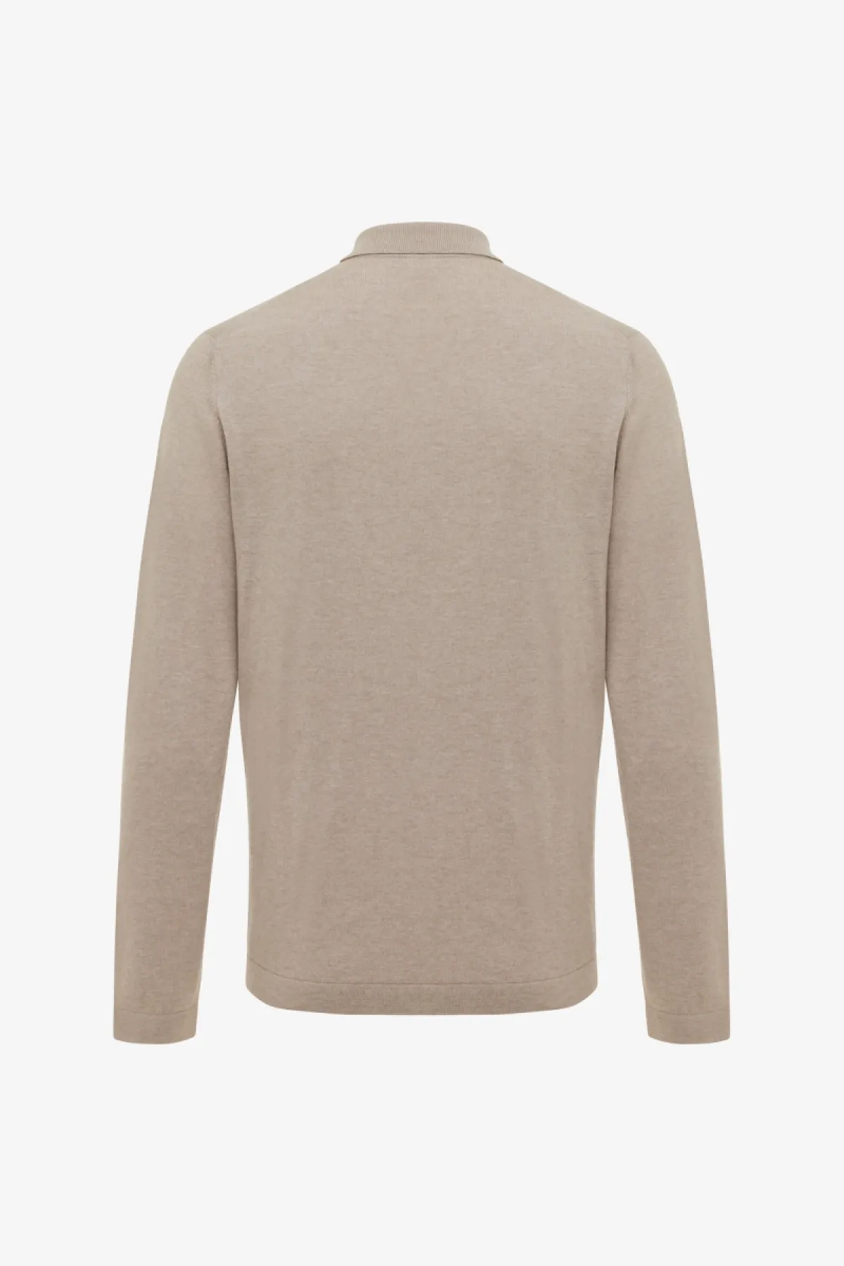 Longsleeve Zip | Beige