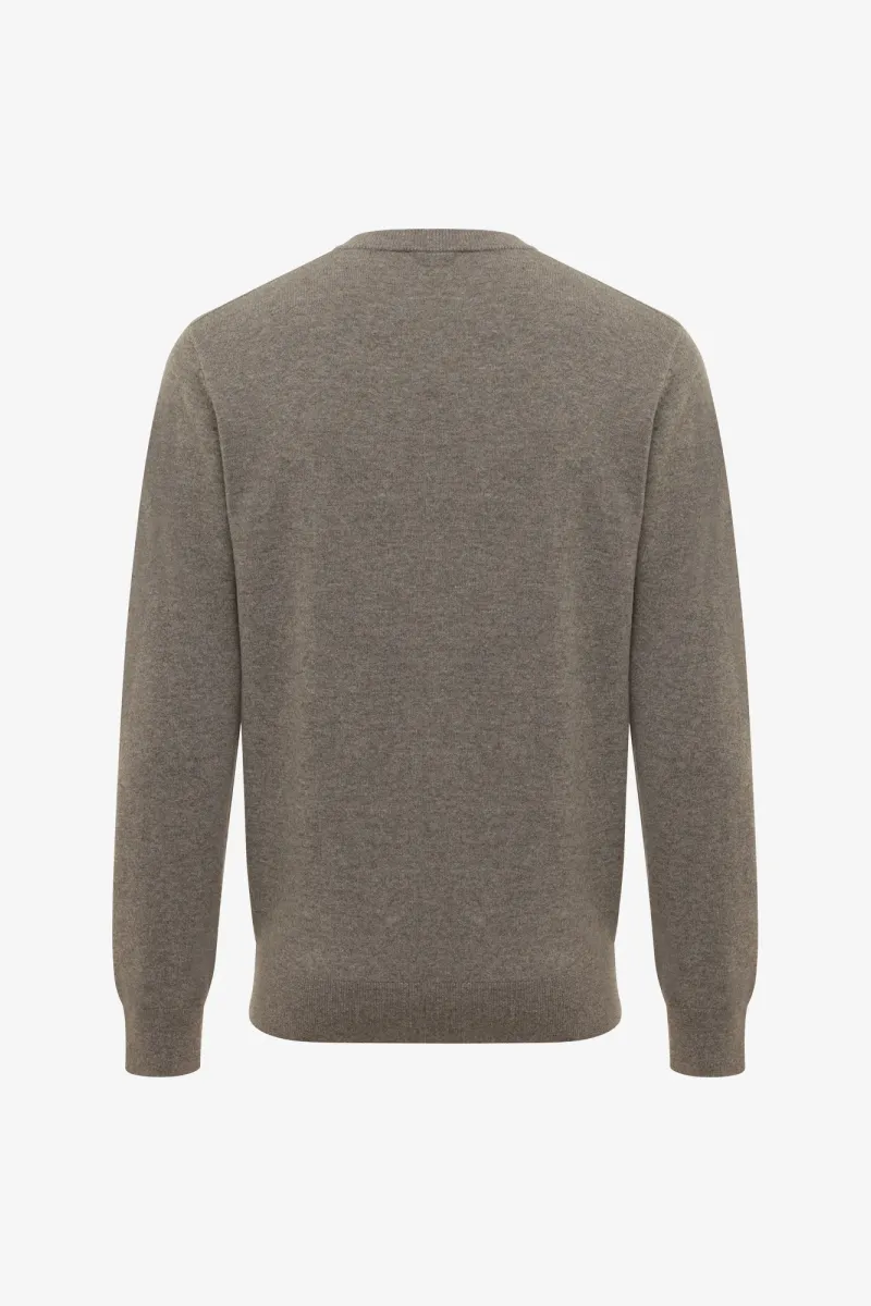 Cashmere Roundneck | Donkerbruin
