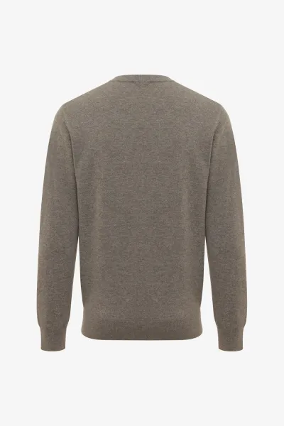 Cashmere Roundneck | Donkerbruin