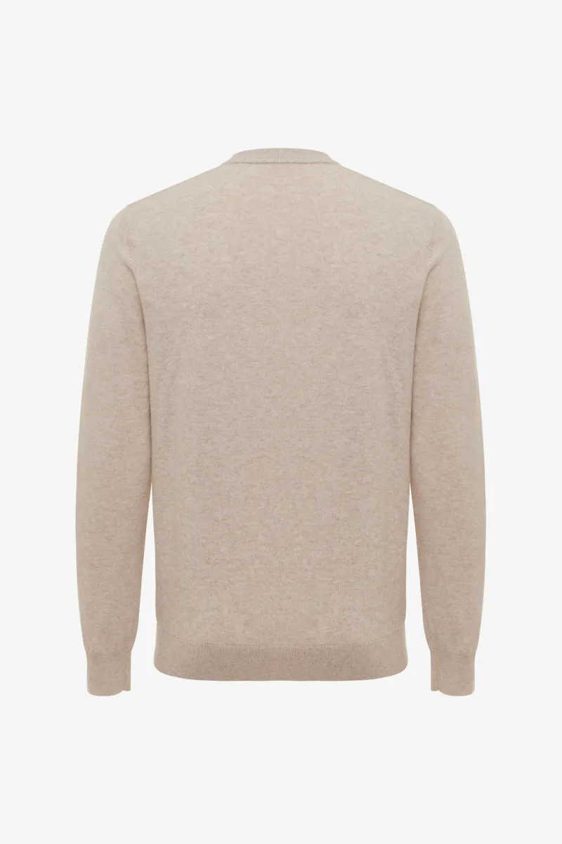 Cashmere Roundneck | Beige