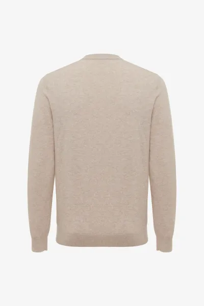 Cashmere Roundneck | Beige