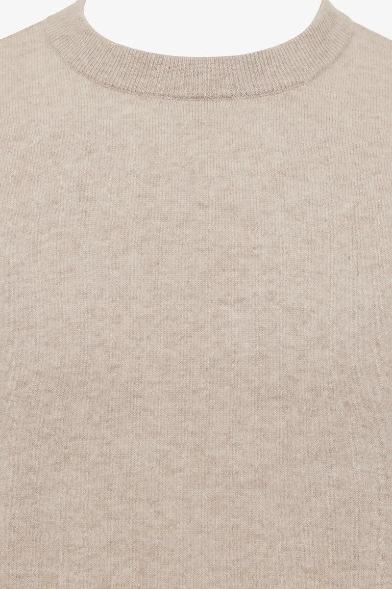 Cashmere Roundneck | Beige