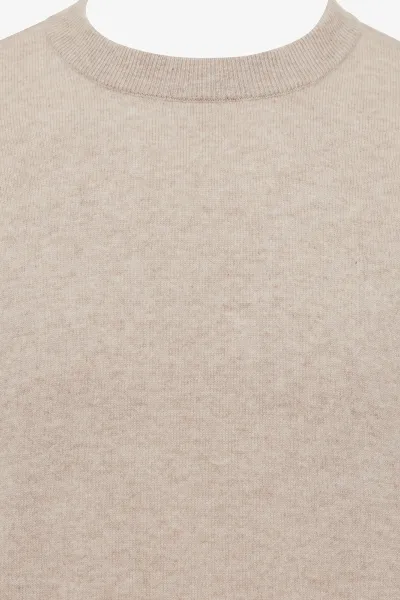 Cashmere Roundneck | Beige