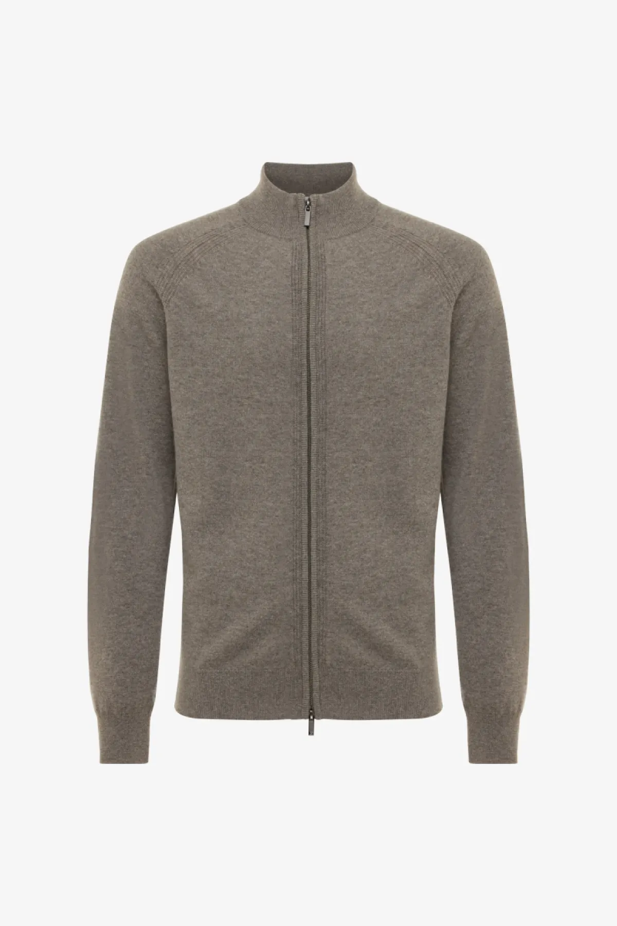 Zip Jacket | Donkerbruin