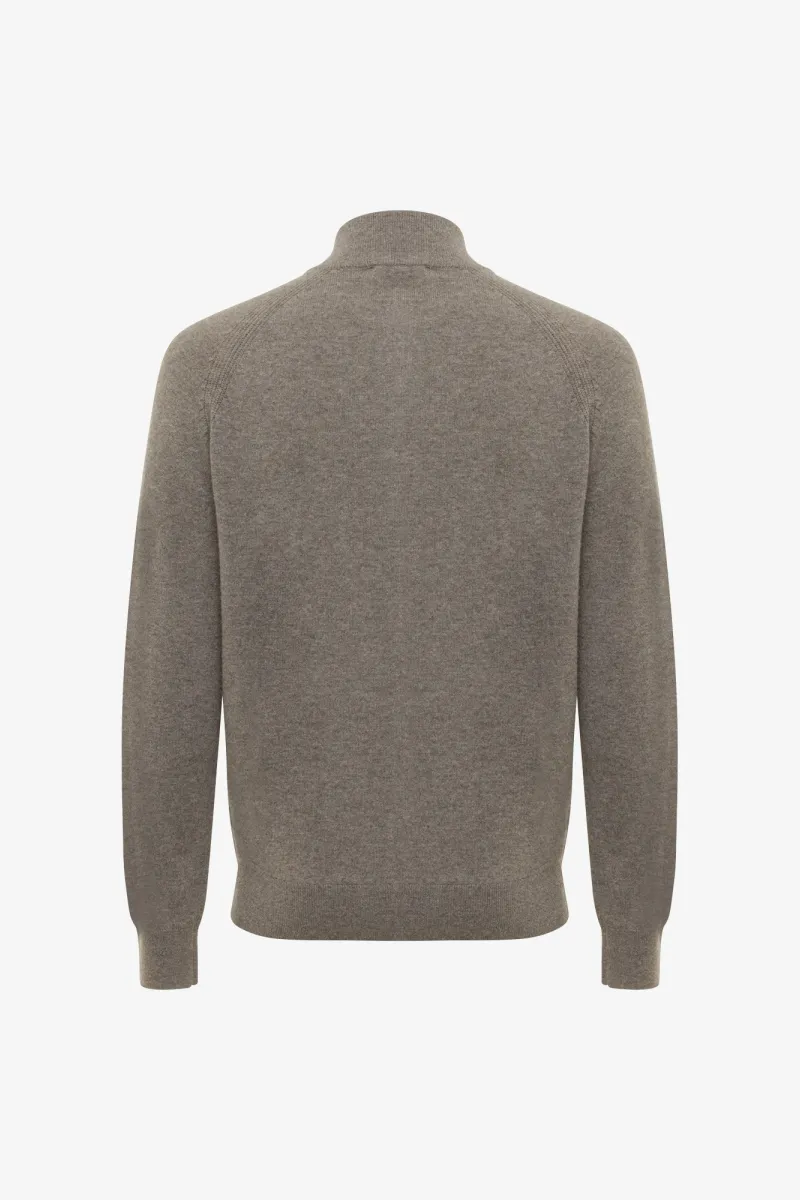 Zip Jacket | Donkerbruin