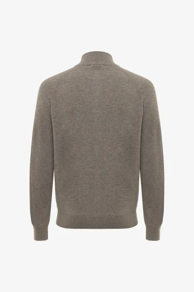 Zip Jacket | Donkerbruin