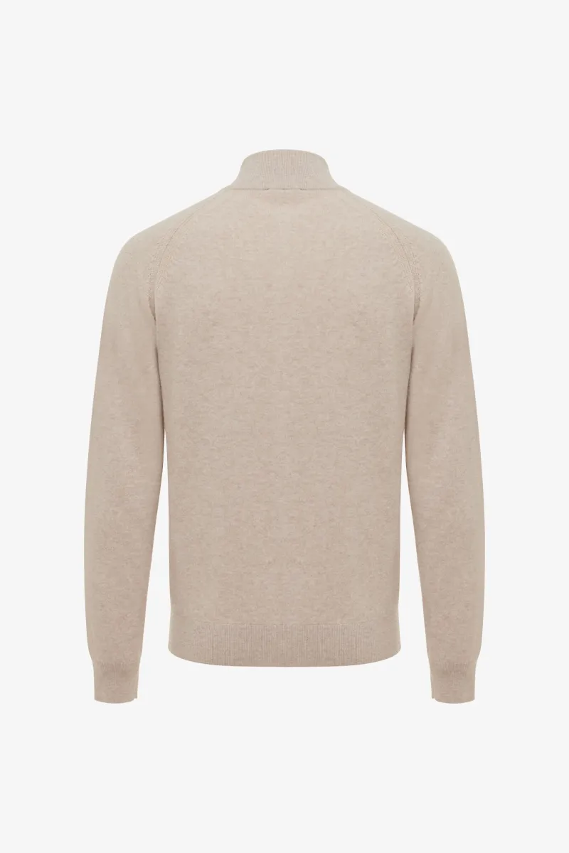 Cardigan zip | Beige