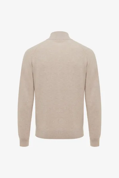 Cardigan zip | Beige