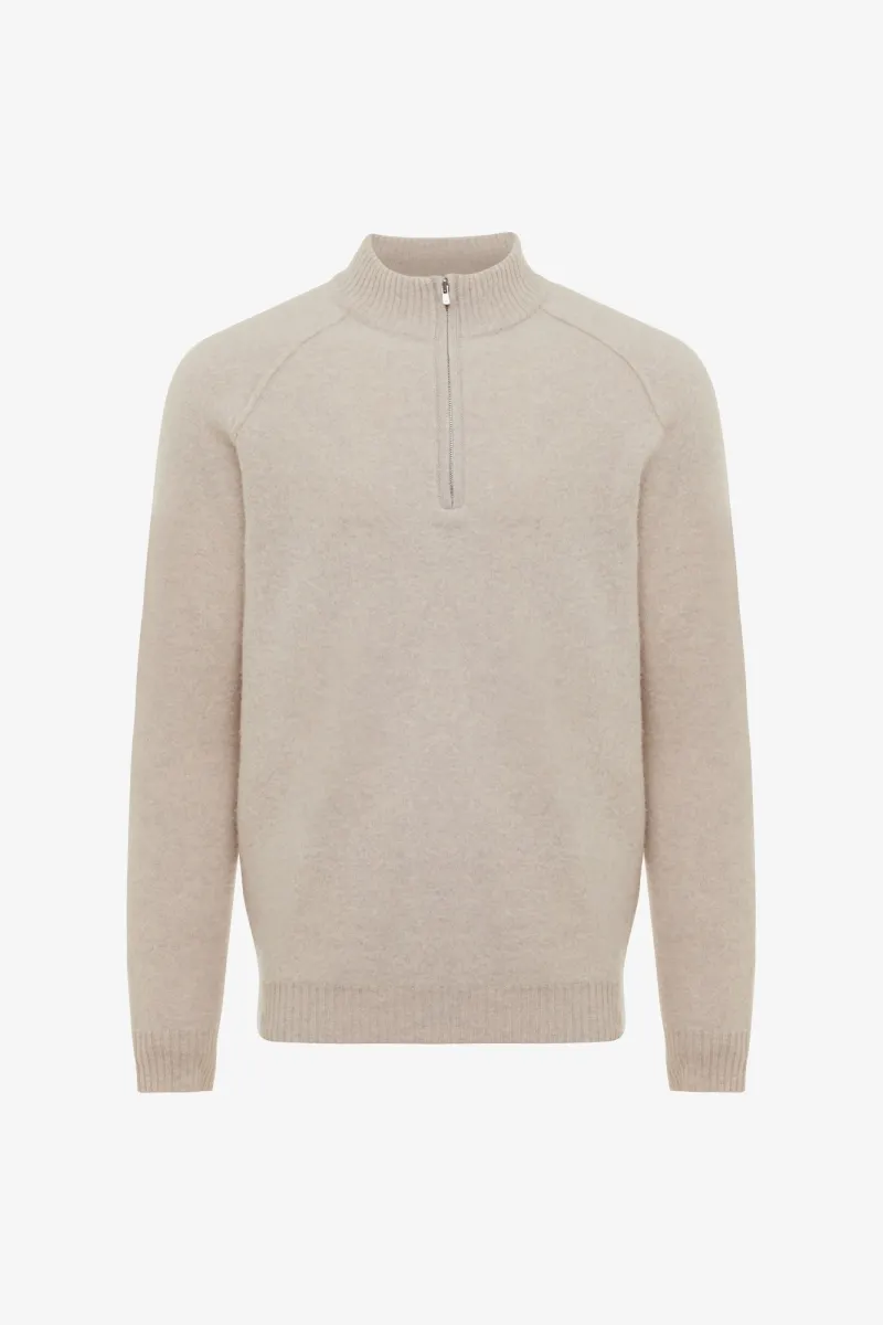 Relaxed Turtle Zip | Beige