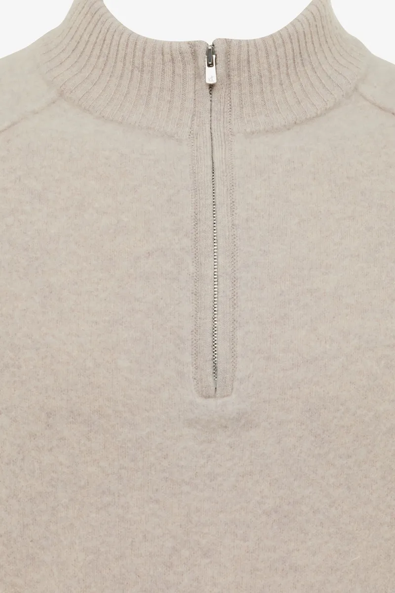 Relaxed Turtle Zip | Beige