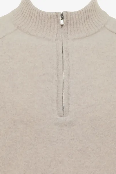 Relaxed Turtle Zip | Beige