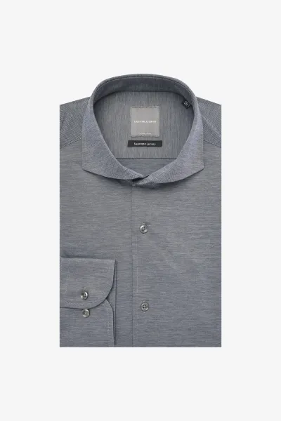 Cotton Blend Shirt | Blauw