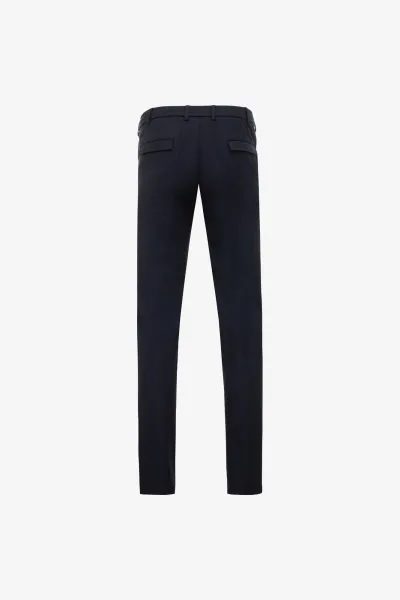 Pleated Trousers | Donkerblauw